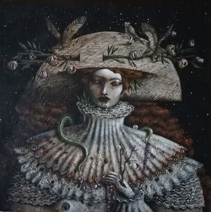 Regina Selvana. L\'albero della vita - a Paint Artowrk by octavia monaco